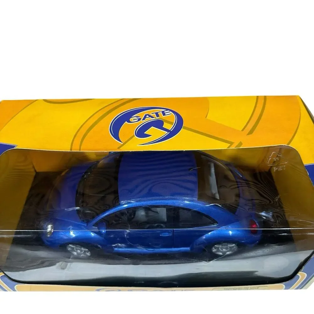 VW New Beetle Coupe '98 Gateway Global LTD Die‎ Cast Car 1:18 Scale Blue 8.5